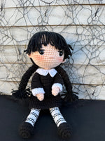 Crochet Wednesday Inspired Doll