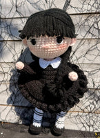 Crochet Wednesday Inspired Doll
