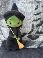 Crochet Green Spellbounding Witch