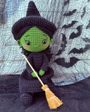 Crochet Green Spellbounding Witch