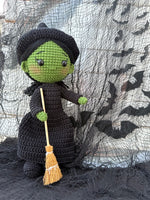 Crochet Green Spellbounding Witch