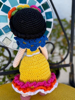 Frida K. Crochet Doll