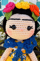 Frida K. Crochet Doll
