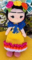 Frida K. Crochet Doll