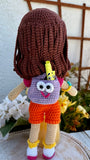 Dora Inspired Crochet Doll