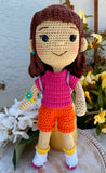 Dora Inspired Crochet Doll
